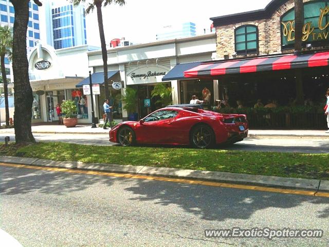 Ferrari 458 Italia spotted in Ft.Lauderdale, Florida