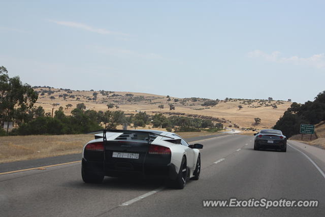 Lamborghini Murcielago spotted in Highway 101, California