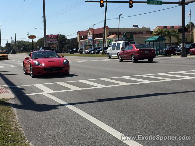 Ferrari California spotted in Cocoa Beach, Florida