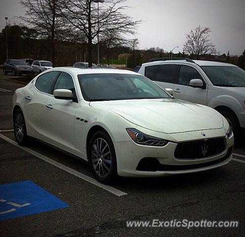 Maserati Ghibli spotted in Raleigh, North Carolina
