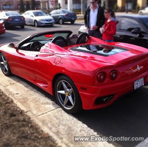 Ferrari 360 Modena spotted in Raleigh, North Carolina