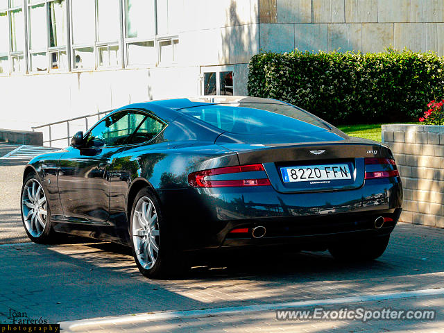 Aston Martin DB9 spotted in Platja d'Aro, Spain