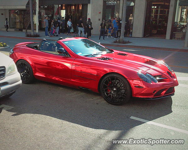 Mercedes SLR spotted in Beverly hills, California