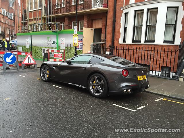 Ferrari F12 spotted in London, United Kingdom
