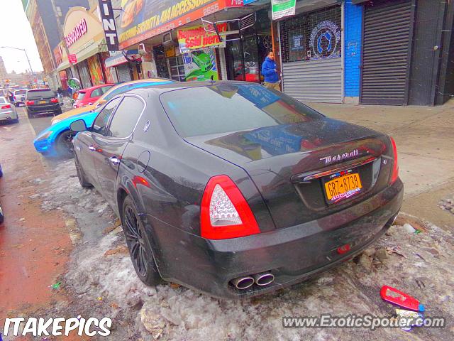 Maserati Quattroporte spotted in Bronx, New York
