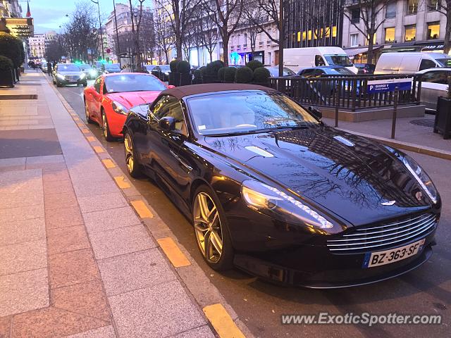 Aston Martin Virage spotted in Paris, France