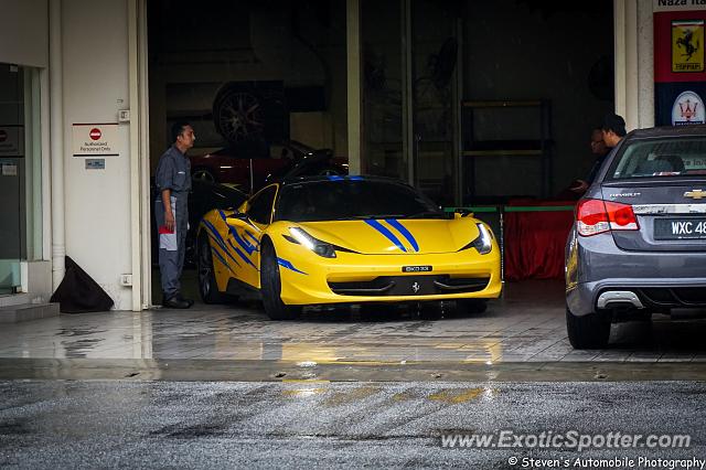 Ferrari 458 Italia spotted in Kuala Lumpur, Malaysia