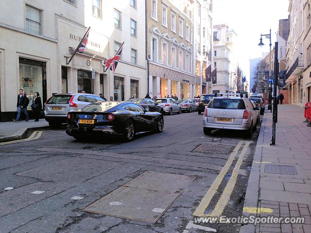 Ferrari F12 spotted in London, United Kingdom