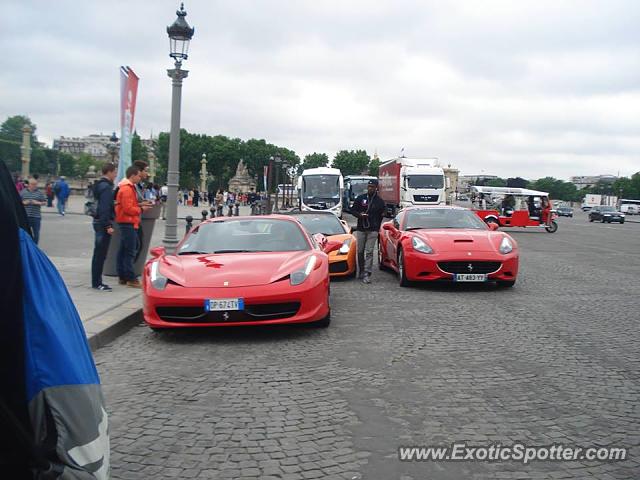 Ferrari 458 Italia spotted in Paris, France