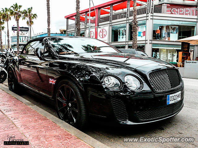 Bentley Continental spotted in Platja d'Aro, Spain