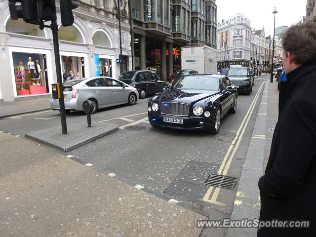 Bentley Mulsanne spotted in London, United Kingdom
