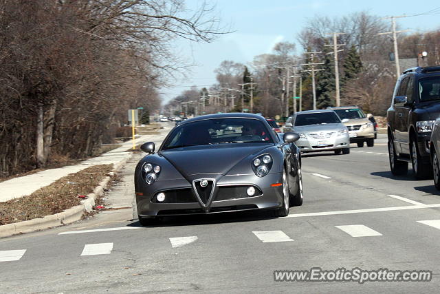 Alfa Romeo 8C spotted in Northbrook, Illinois