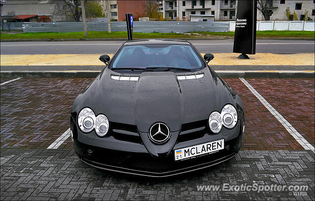 Mercedes SLR spotted in Kharkiv, Ukraine