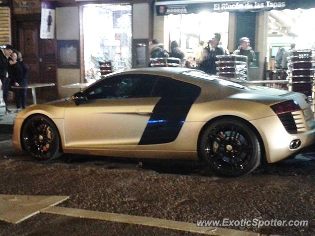 Audi R8 spotted in Madrid, Spain
