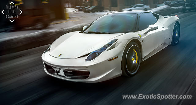 Ferrari 458 Italia spotted in Birmingham, Michigan