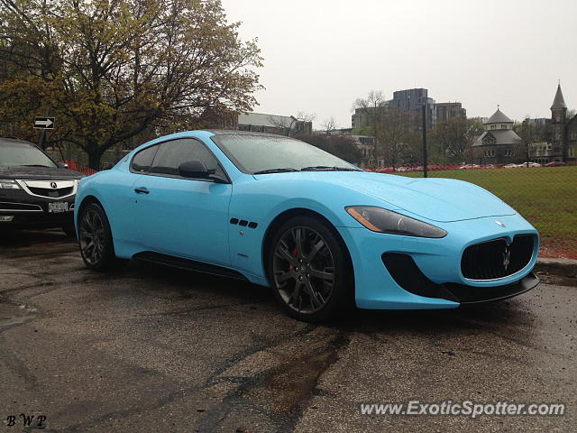 Maserati GranTurismo spotted in Toronto, Canada
