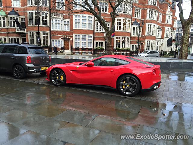 Ferrari F12 spotted in London, United Kingdom