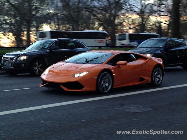 Lamborghini Huracan spotted in London, United Kingdom