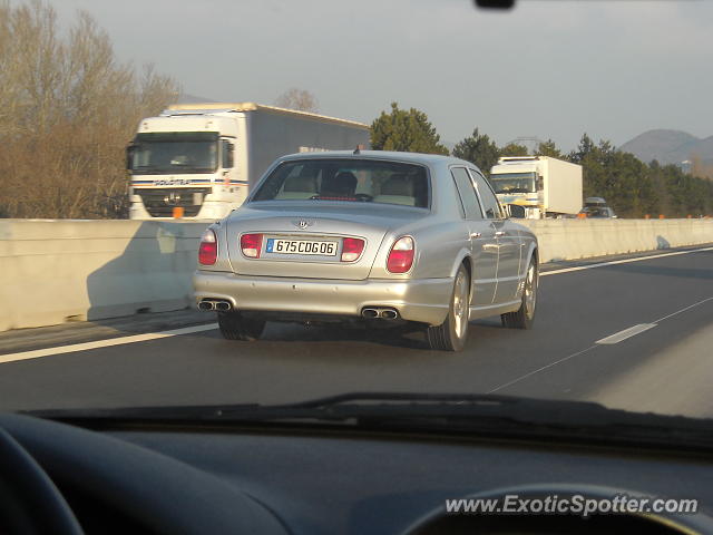 Bentley Arnage spotted in Highway, France