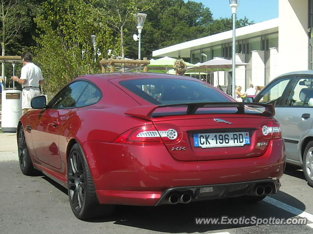 Jaguar XKR-S spotted in Highway, France