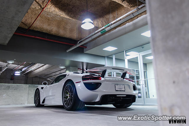 Porsche 918 Spyder spotted in Dallas, Texas