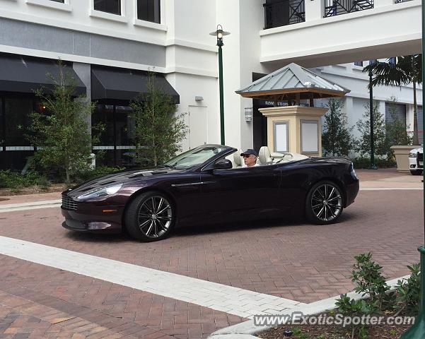 Aston Martin Virage spotted in Jupiter, Florida