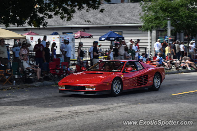 Ferrari Testarossa spotted in Watkins Glen, New York