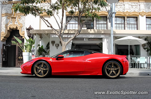 Ferrari 458 Italia spotted in Beverly Hills, California