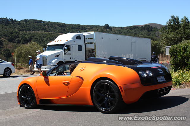 Bugatti Veyron spotted in Monterey, California