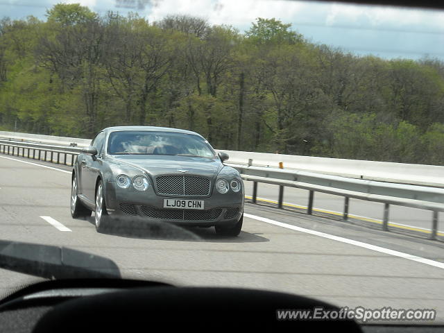 Bentley Continental spotted in Highway, France