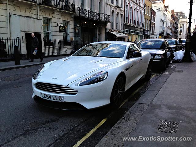 Aston Martin DB9 spotted in London, United Kingdom