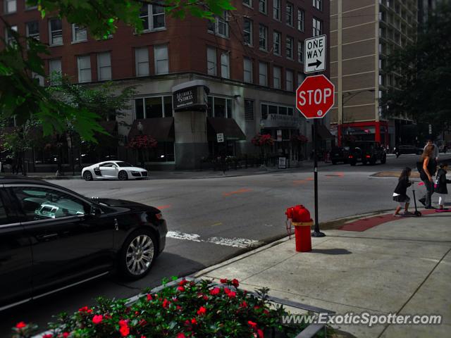 Audi R8 spotted in Chicago, Illinois