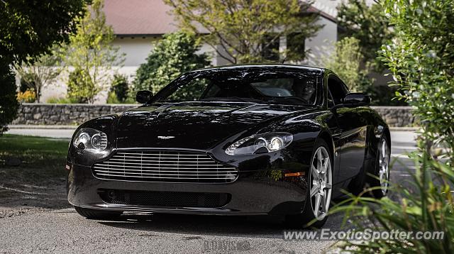 Aston Martin Vantage spotted in Brookline, Massachusetts