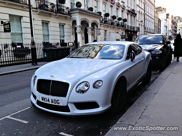 Bentley Continental spotted in London, United Kingdom