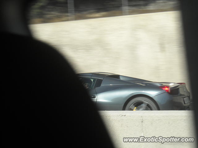 Ferrari 458 Italia spotted in Highway, France