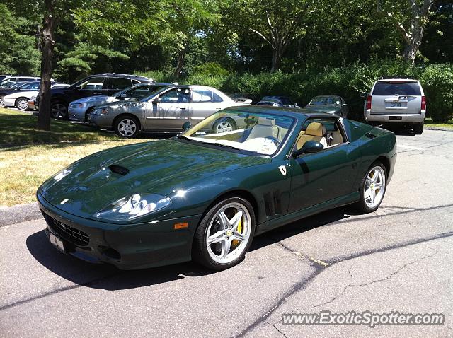 Ferrari 575M spotted in Southport, Connecticut