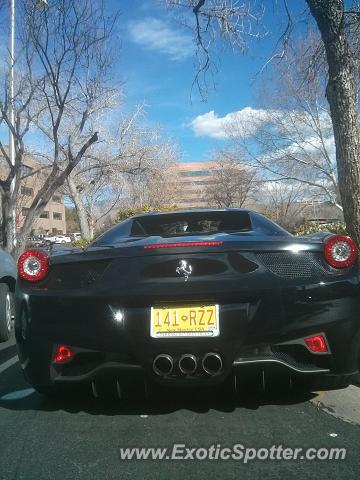 Ferrari 458 Italia spotted in Albuquerque, New Mexico