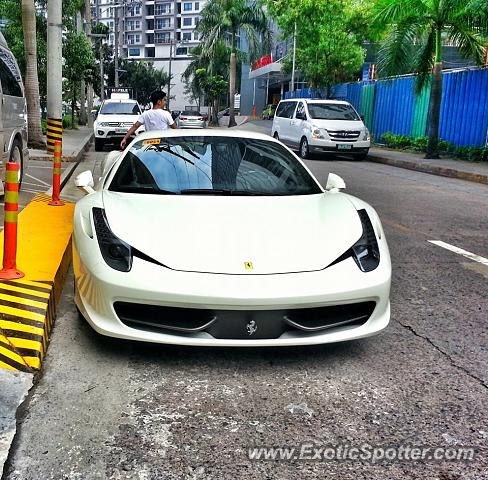 Ferrari 458 Italia spotted in Quezon, Philippines