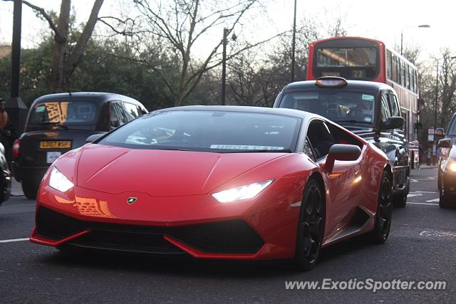 Lamborghini Huracan spotted in London, United Kingdom