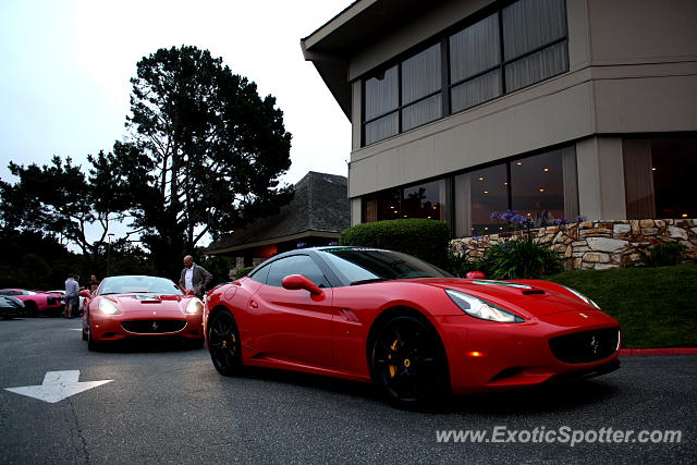 Ferrari California spotted in Monterey, California