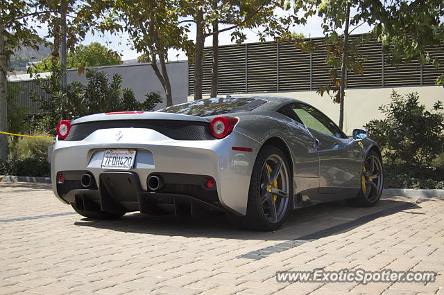 Ferrari 458 Italia spotted in Malibu, California
