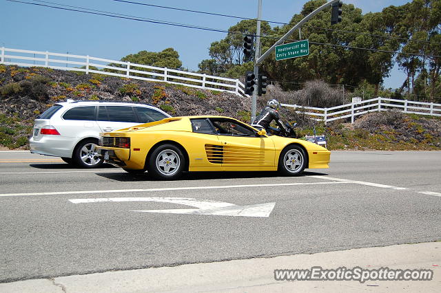 Ferrari Testarossa spotted in Malibu, California