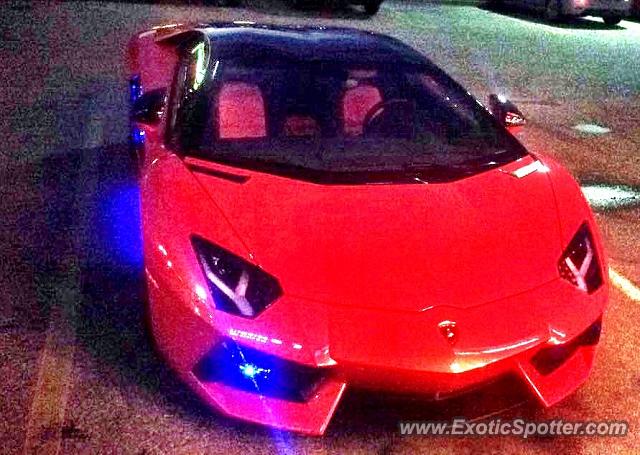 Lamborghini Aventador spotted in Cincinnati, Ohio