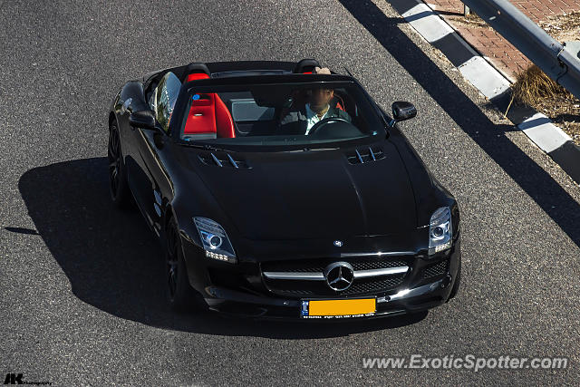 Mercedes SLS AMG spotted in Herzeliya, Israel