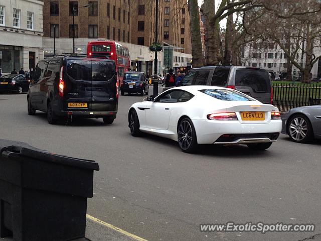 Aston Martin DB9 spotted in London, United Kingdom