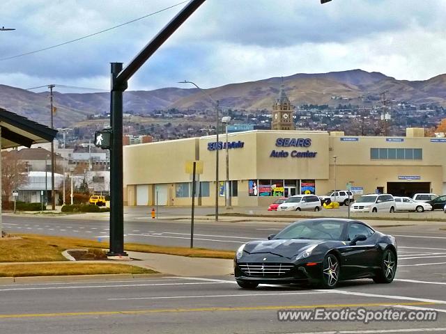 Ferrari California spotted in Salt Lake City, Utah