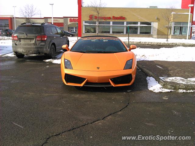 Lamborghini Gallardo spotted in Québec, Qc, Canada