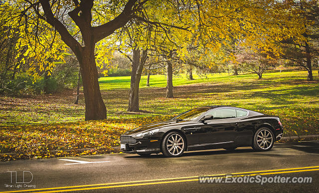 Aston Martin DB9 spotted in Birmingham, Michigan