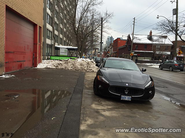 Maserati GranTurismo spotted in Toronto, Canada