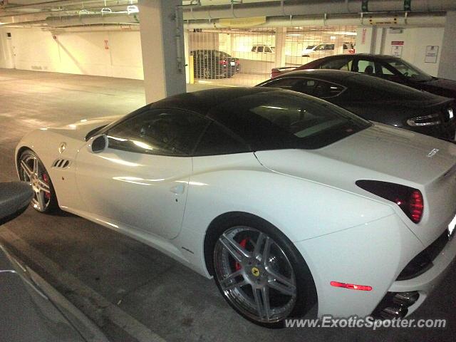 Ferrari California spotted in Bellevue, Washington